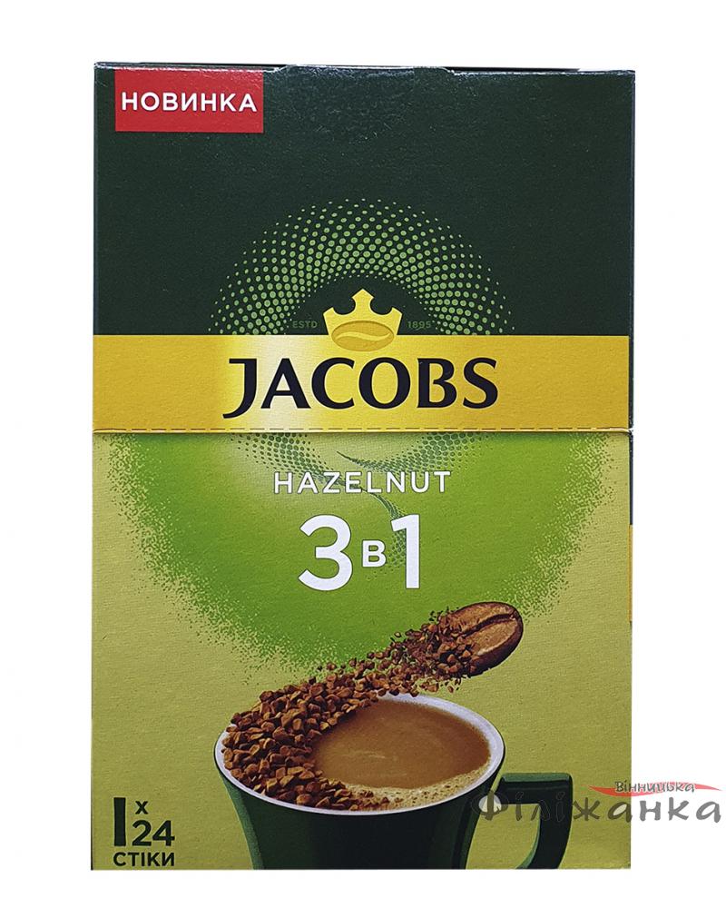 Кава Jacobs Hazelnut 3в1 в стіках 24 х 15 г (53920)