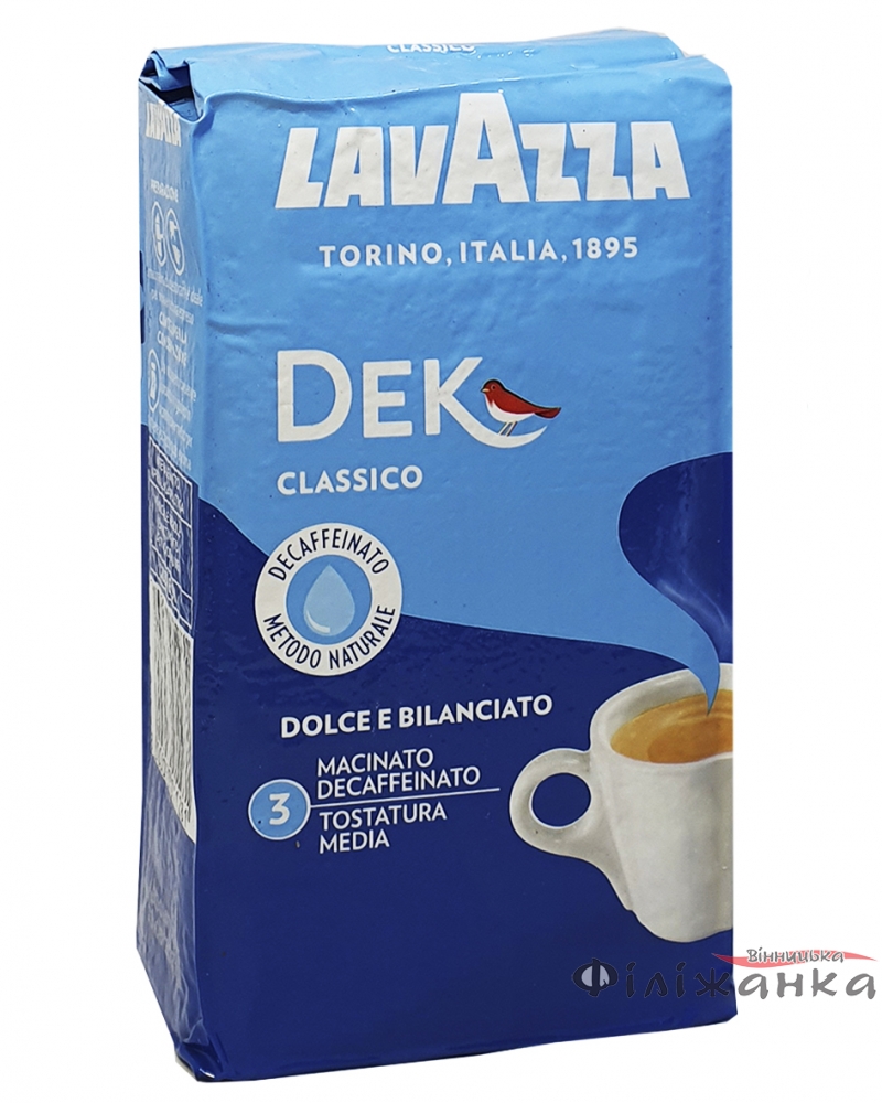 Кофе Lavazza Dek молотый без кофеина 250 г внутренний рынок (8)