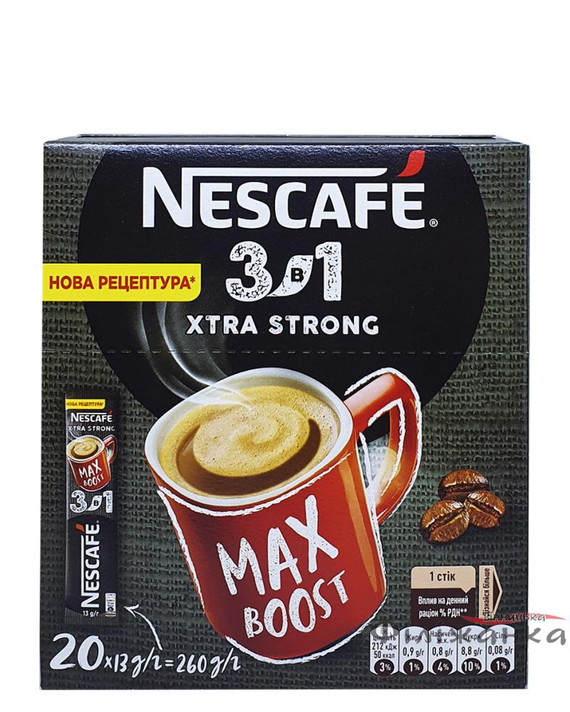 Кава Nescafe Extra Strong 3в1 в стіках (493)