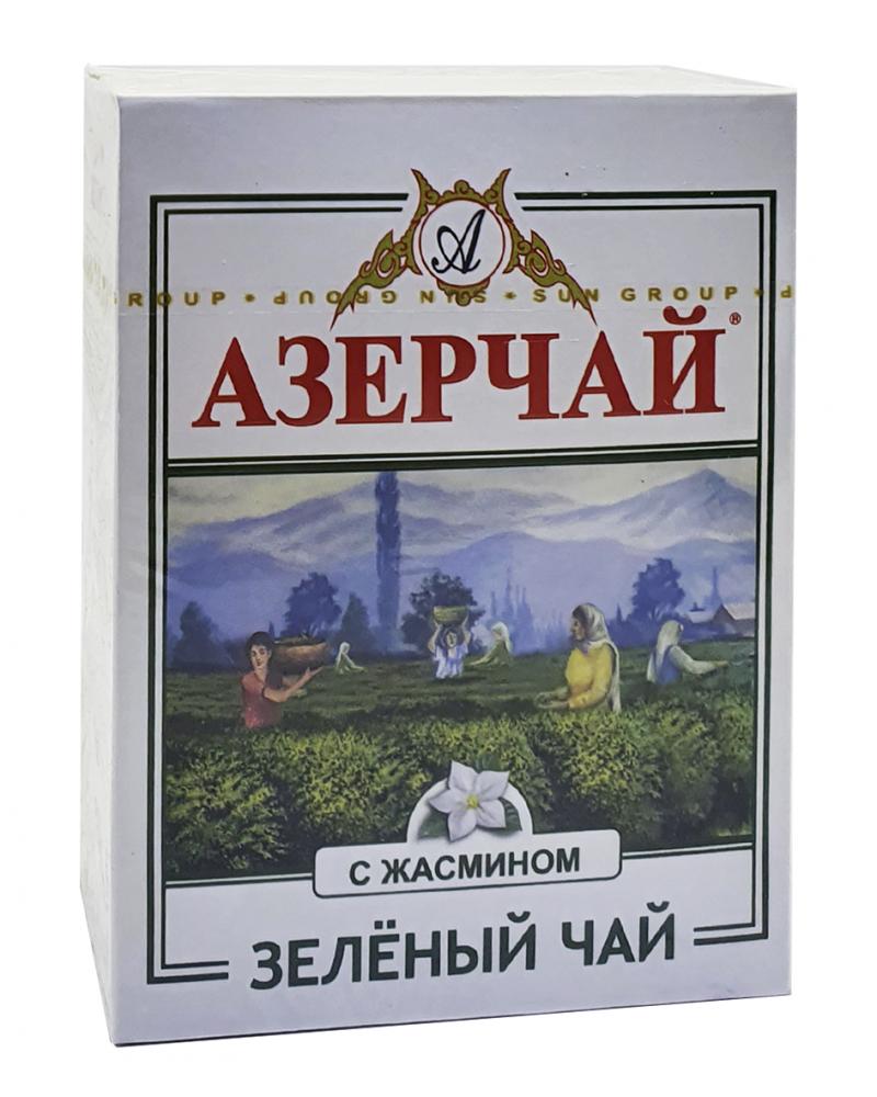 Чай Азерчай Зеленый чай с Жасмином 100 г (52194)
