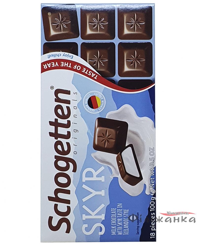 Шоколад молочний з кремовою начинкою "скандинавский йогурт" Schogetten "SKYR" 100 г (54865)