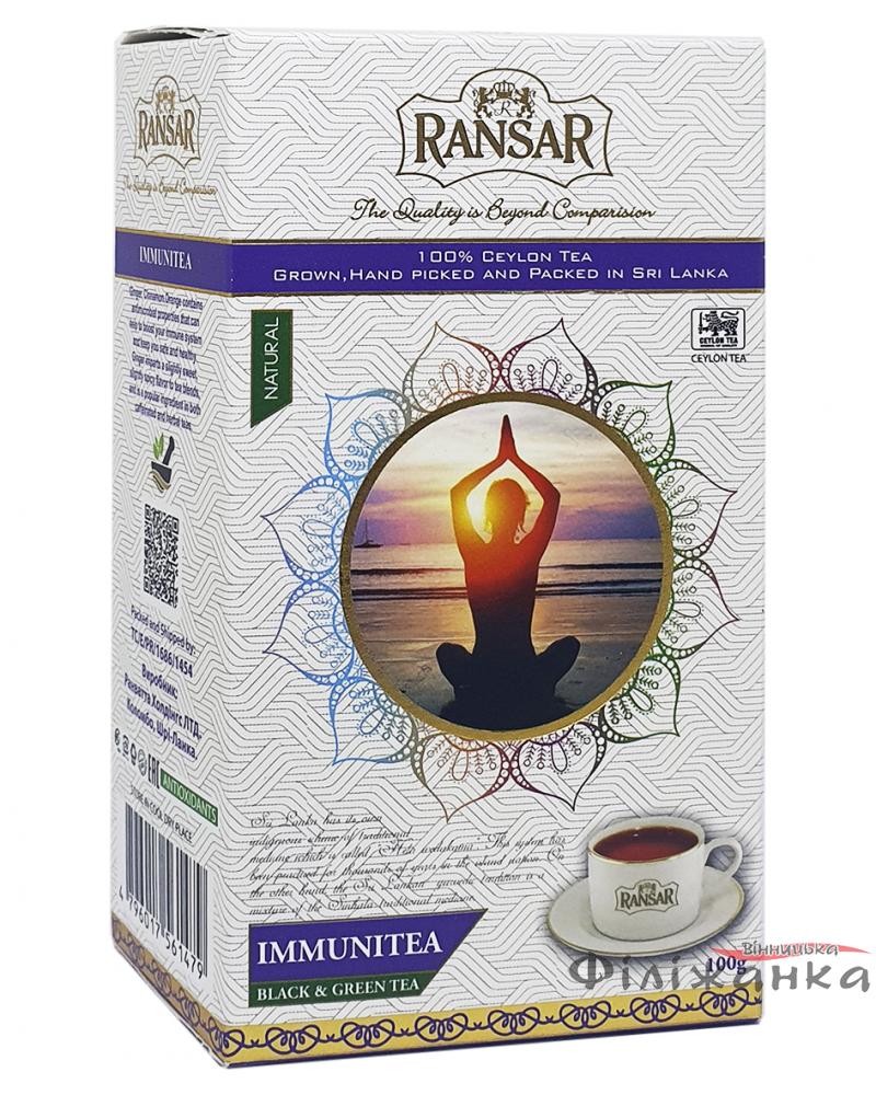 Чай Ransar чорний з зеленим Immunitea 100 г (56076)