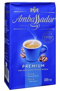 Кофе молотый Ambassador Premuim 225 г (52188)