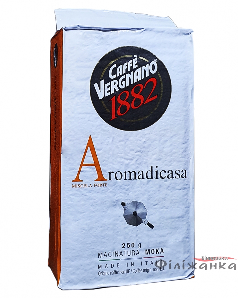 Кофе Vergnano Aromadicasa Moca молотый 250г (56415)
