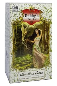 Чай Gabby's Мелодия Леса Ганпаудер зеленый с саусепом 100 г (836)