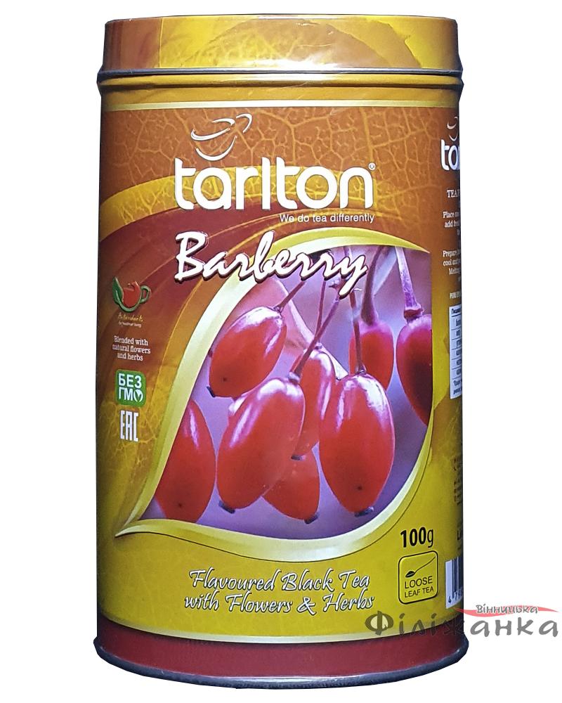 Чай Tarlton черный Барбарис Black Tea Barberry ж/б 100 г (54322)