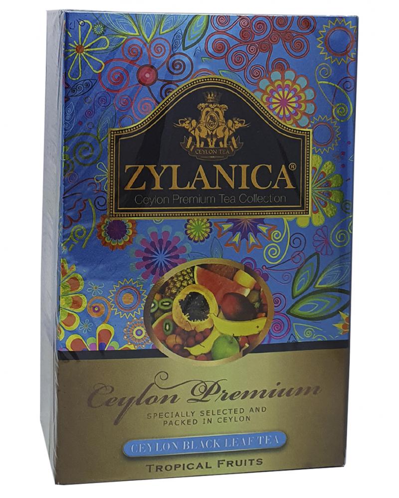 Чай черный с тропическими фруктами Zylanica Tropical Fruits 100 г (867)