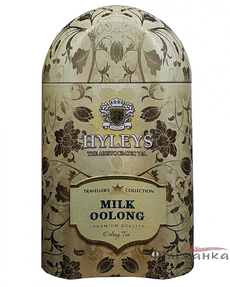 Чай Hyleys Молочный Оолонг півферментований оолонг с ароматом молока в металевій банці 100 г (54270)