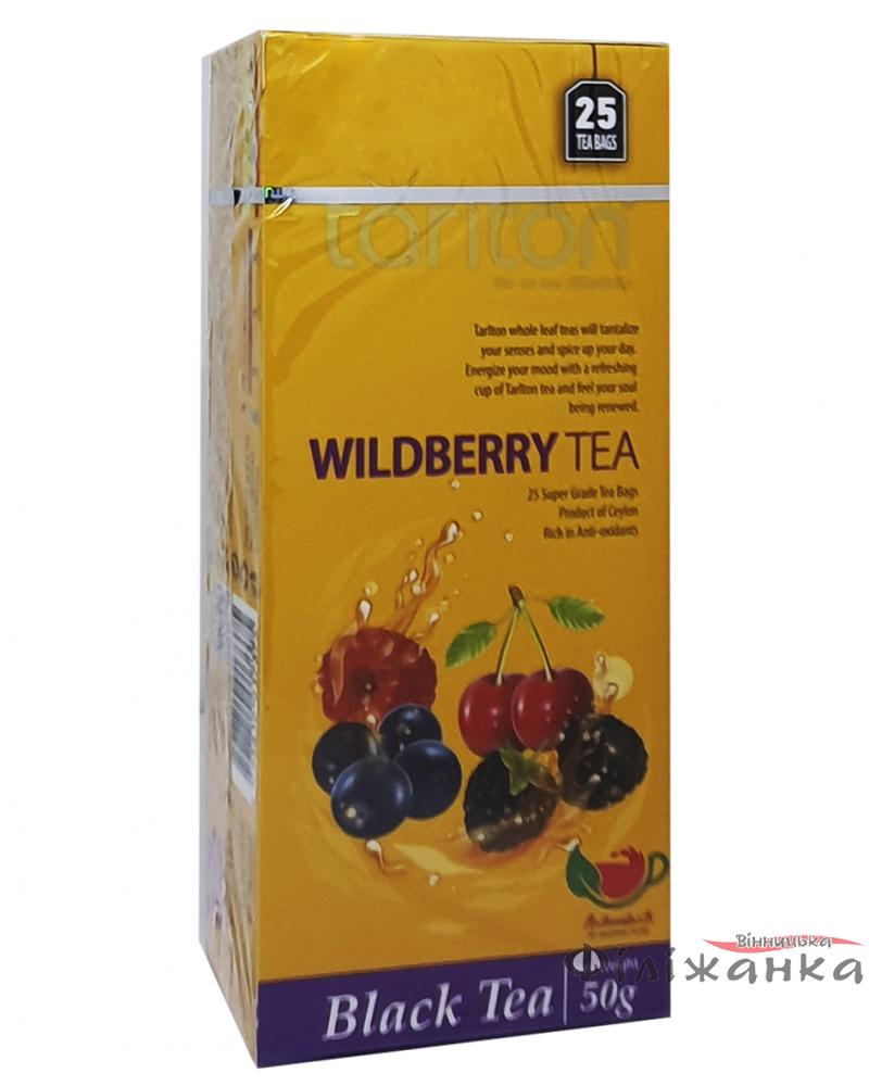 Чай чорний Tarlton Wildberry Tea Лісова ягода  25 шт х 2 г (55105)