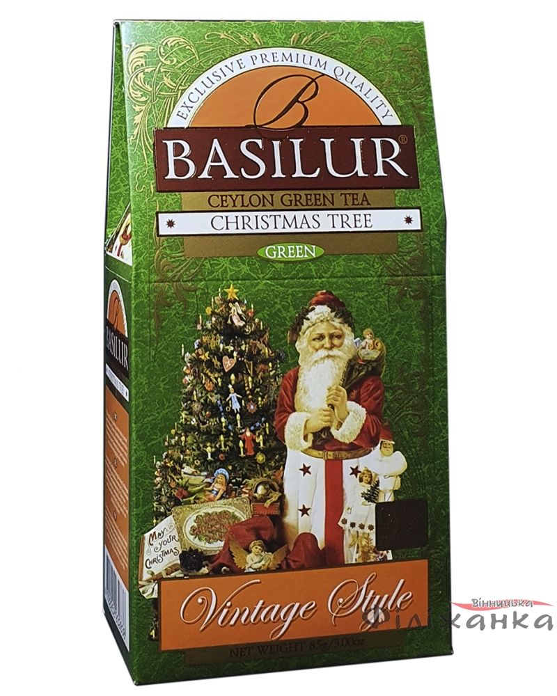 Чай зеленый цейлонский Basilur "Рождественская елка" 85г (56406)