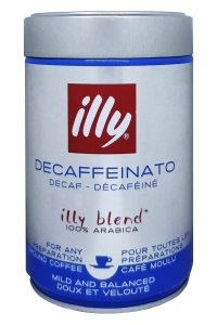 Кофе ILLY Décaféiné молотый без кофеина 250 г в металлической банке (56390)