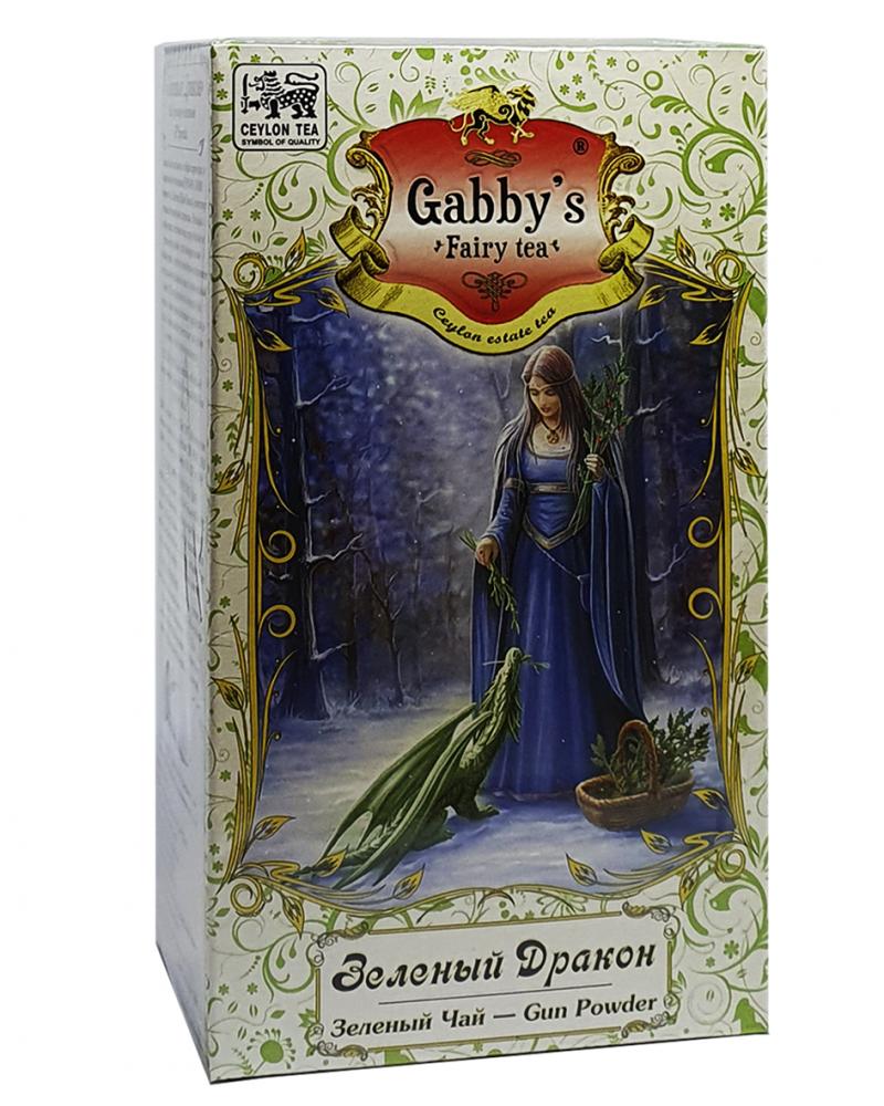 Чай Gabby's Зелений Дракон зелений ганпаудер 100 г (832)