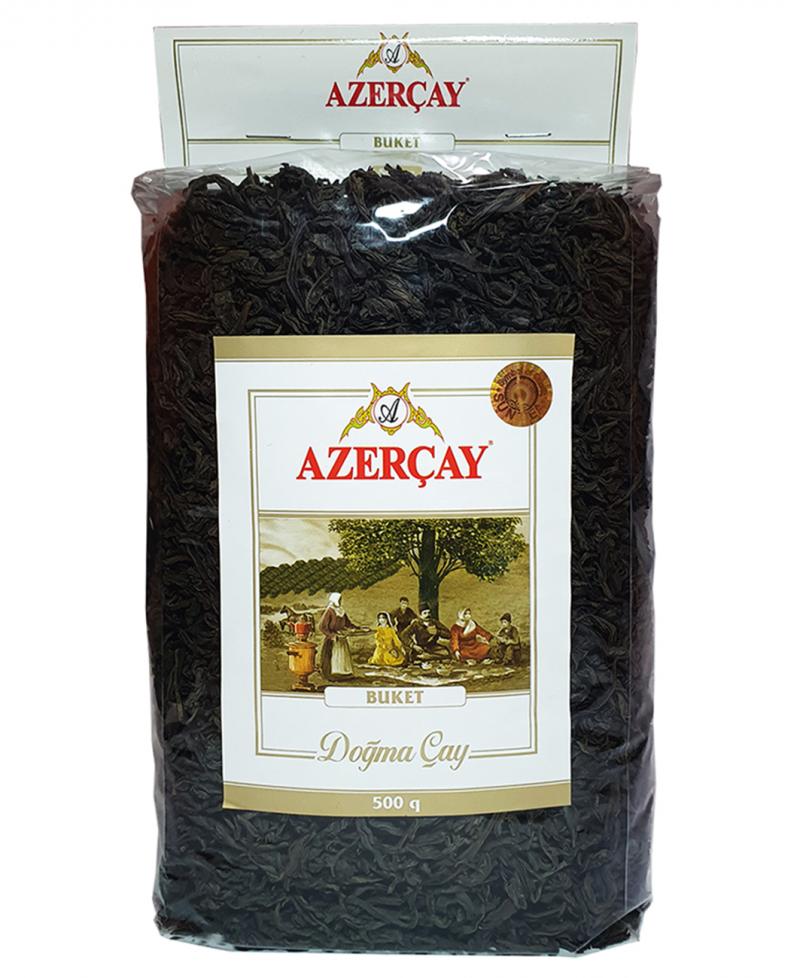 Чай Азерчай Букет чорний 500 г в м'якій упаковці (757)
