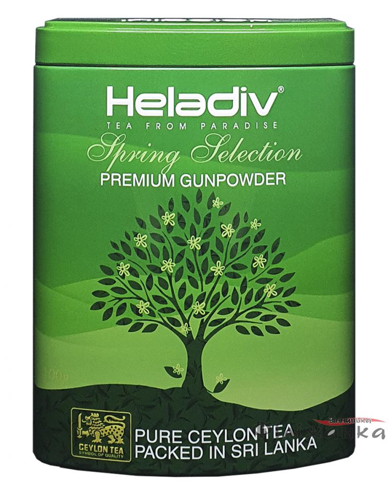 Чай зелений Heladiv Spring Selection Premium Gunpowder ж/б 100 г (55199)