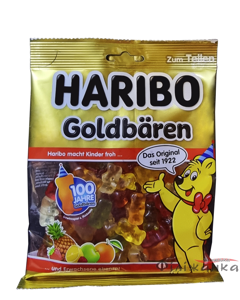 Желейні цукерки Haribo Goldbaren 200г  (56993)