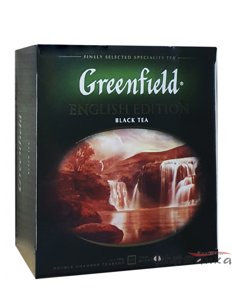 Чай Greenfield English Edition черный в пакетиках 50 х 2 г (54313)