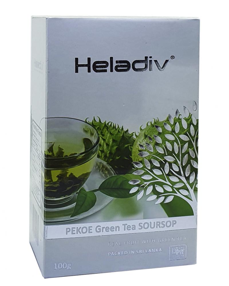 Чай зелений з саусепом Heladiv Pekoe Green Tea Soursop 100 г (52506)