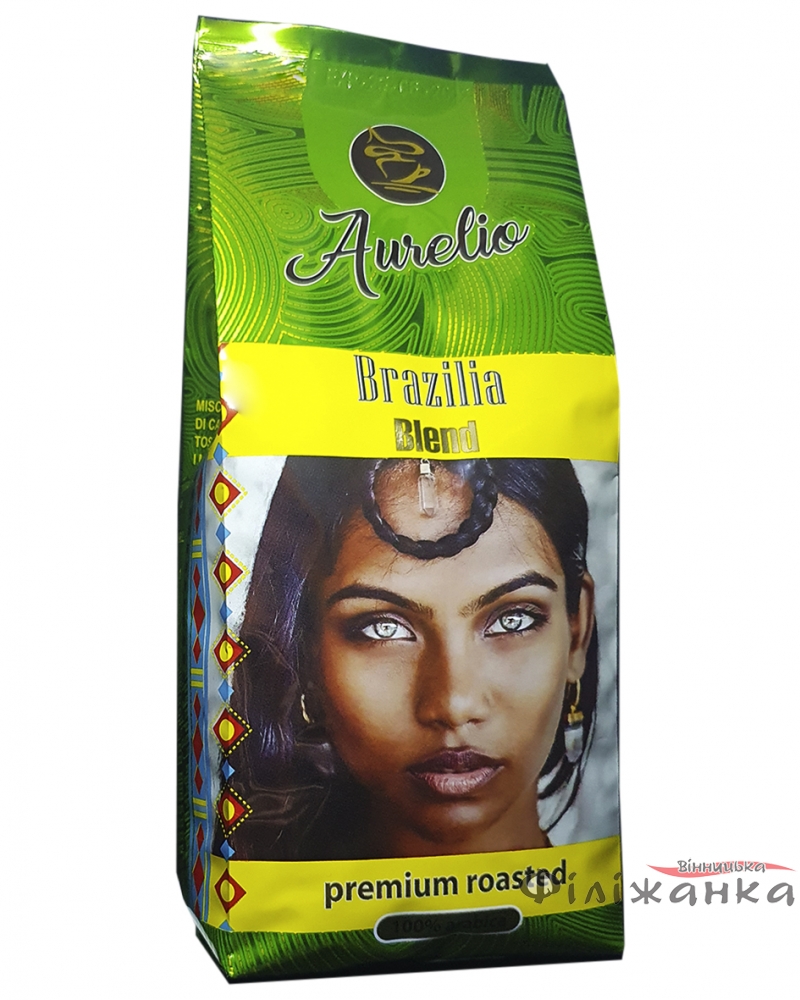 Кава Aurelio Brazilia зерно 453 г (52760)