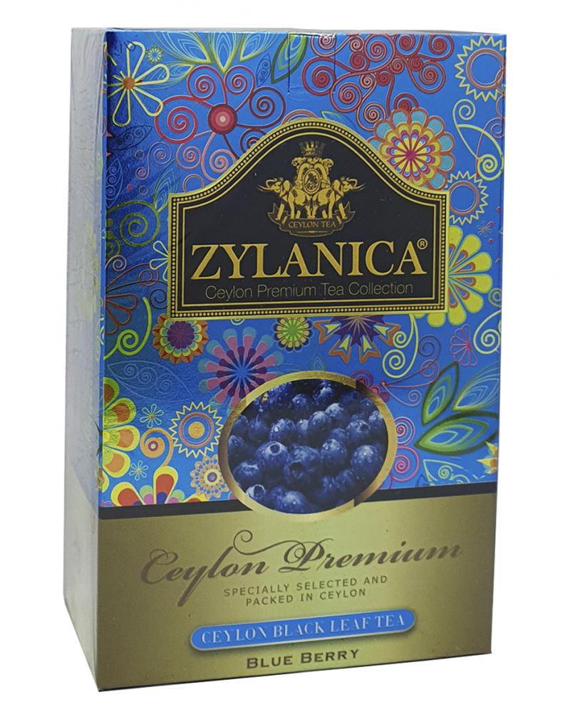 Чай чорний с ароматом чорниці Zylanica Blue Berry 100 г (876)