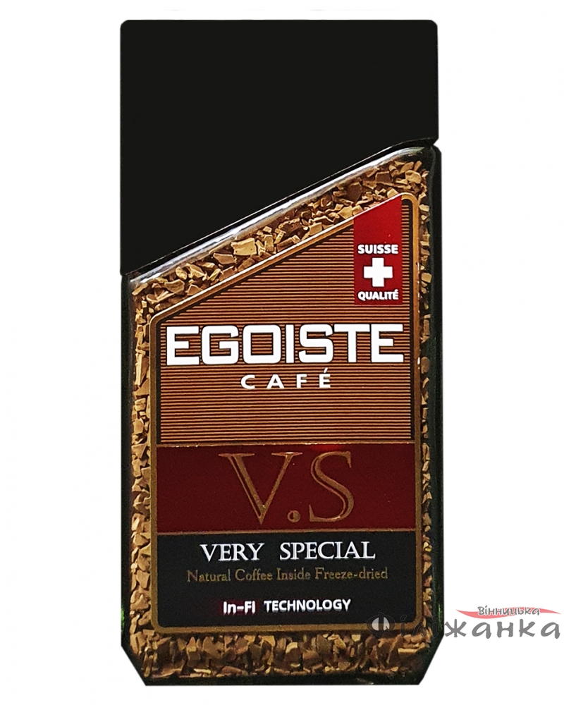 Кофе Egoiste VS Very Special растворимый с добавлением молотого 100 г в стеклянной банке (416)