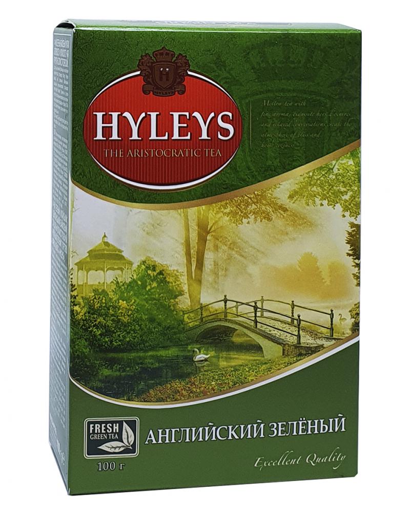 Чай зеленый ганпаудер Hyleys Английский зеленый 100 г (661)