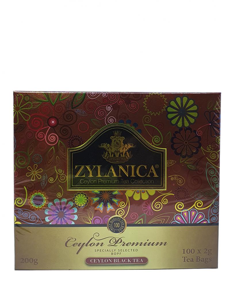 Чай черный в пакетиках Zylanica Ceylon Premium 100 шт х 2 г (881)
