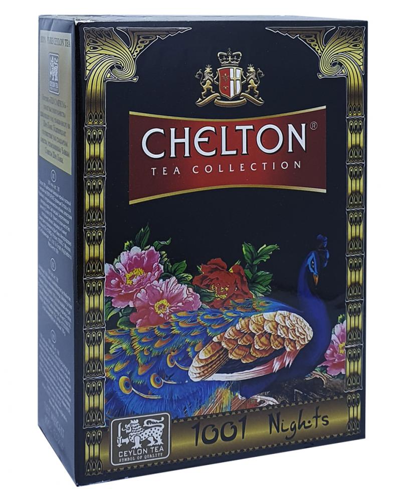 Чай Chelton 1001 Ночь черный с зеленым с ароматом клубники 100 г (54490)