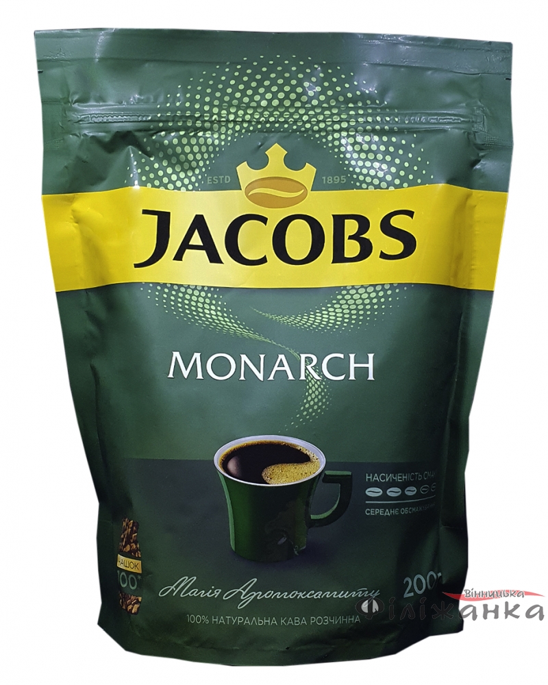 Кофе Jacobs Monarch растворимый 200г (52122)