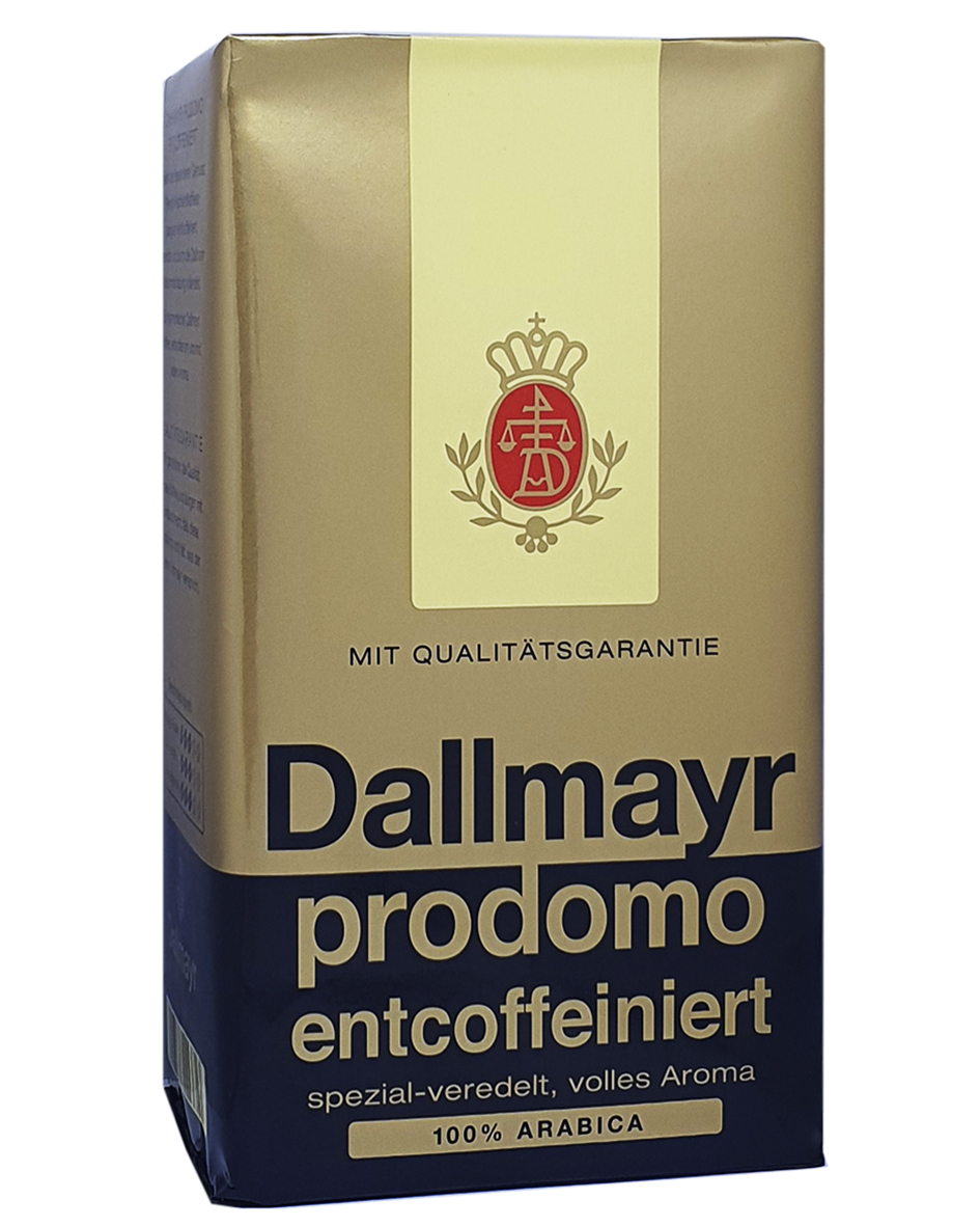 Кофе Dallmayr Prodomo entcoffeiniert молотый без кофеина 500 г