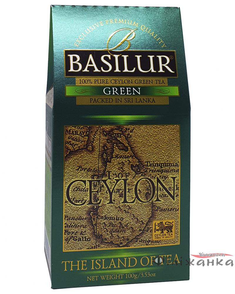 Чай Basilur зелений Острів Цейлон 100 г (54904)