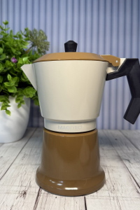 Гейзерна кавоварка Maestro 300 мл Espresso Moka індукція 6 чашок (61174)