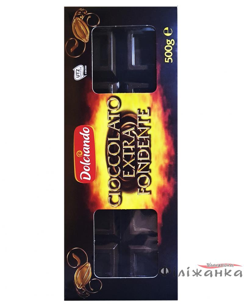 Шоколад Dolciando Cioccolato Extra Fondente Чорний 50% 500 г (53496)