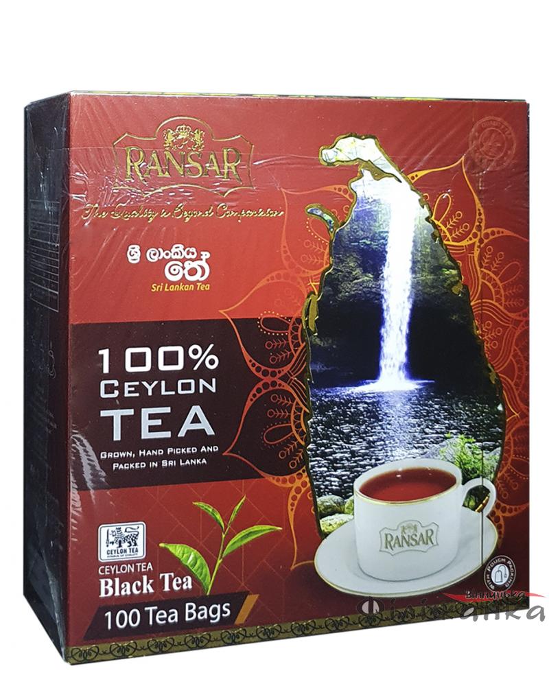 Чай чорний в пакетиках Ransar Black Tea 100 шт х 1,5 г (56079)