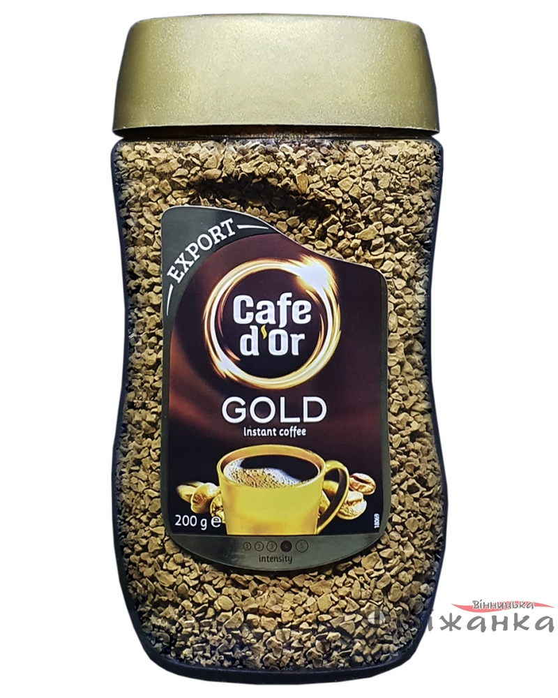 Кофе Cafe d`Or Gold EXPORT растворимый 200 г в стеклянной банке (53733)