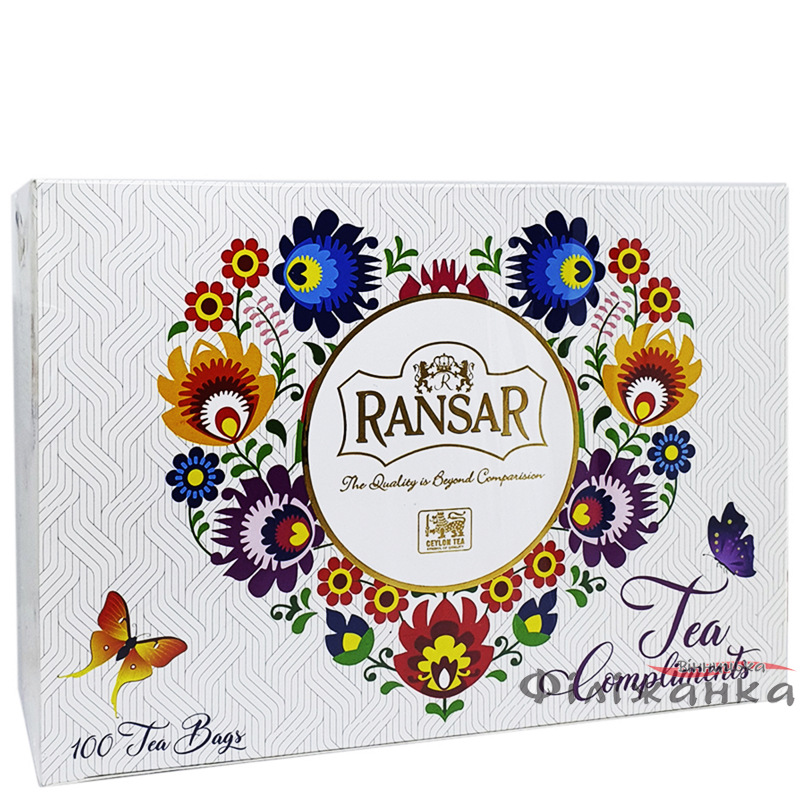 Чай Ransar ассорти Tea Compliments в пакетиках 10 вкусов 100 шт(56080)