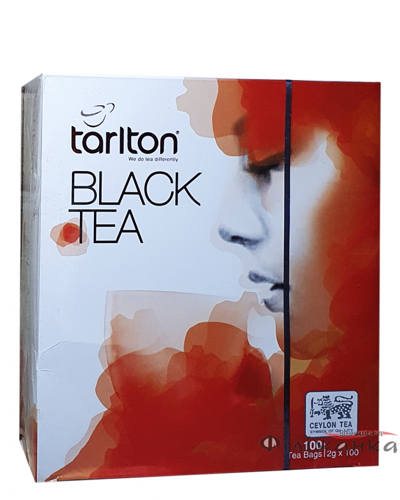 Чай Tarlton чорний Black Tea в пакетиках 100 шт х 2 г (55103)