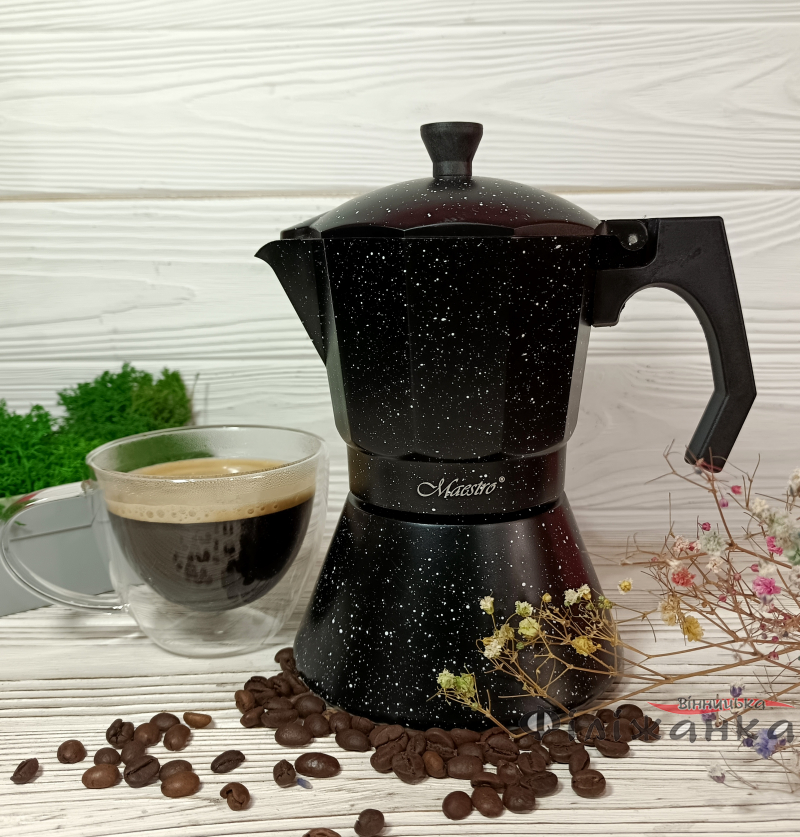 Гейзерна кавоварка Maestro 300 мл Espresso Mocha 6 чашок (58253)