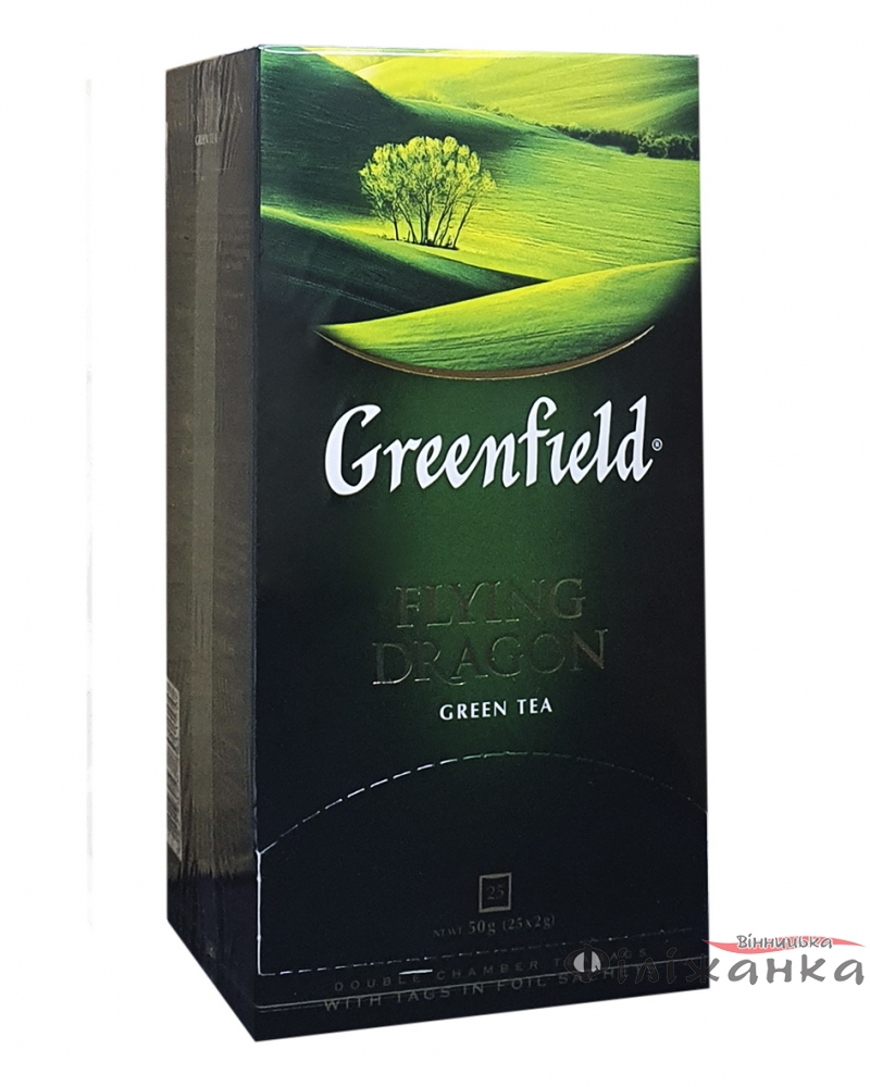 Чай Greenfield Flying Dragon зелений в пакетиках 25 шт х 2 г (702)