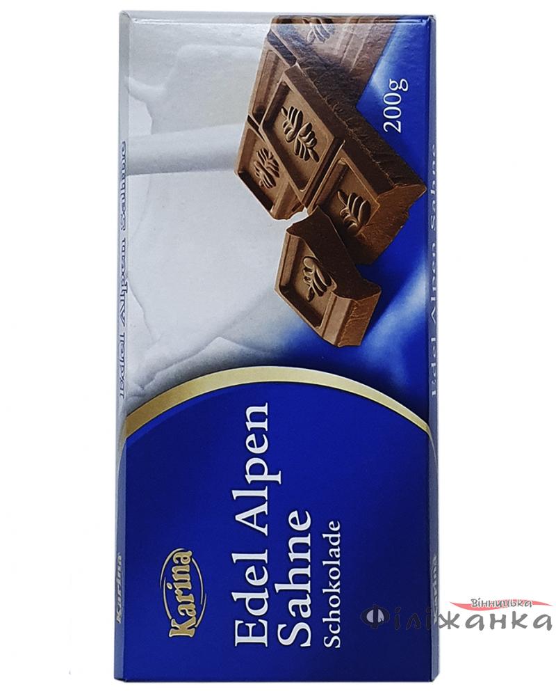 Шоколад Karina Eden Alpen Sahne Молочный 200 г (55376)