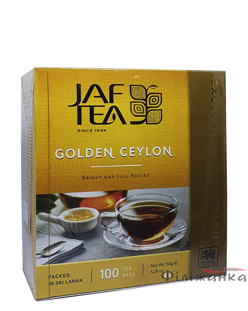Чай Jaf Tea Golden Ceylon чорний в пакетиках 100 шт х 1,5 г  (53093)