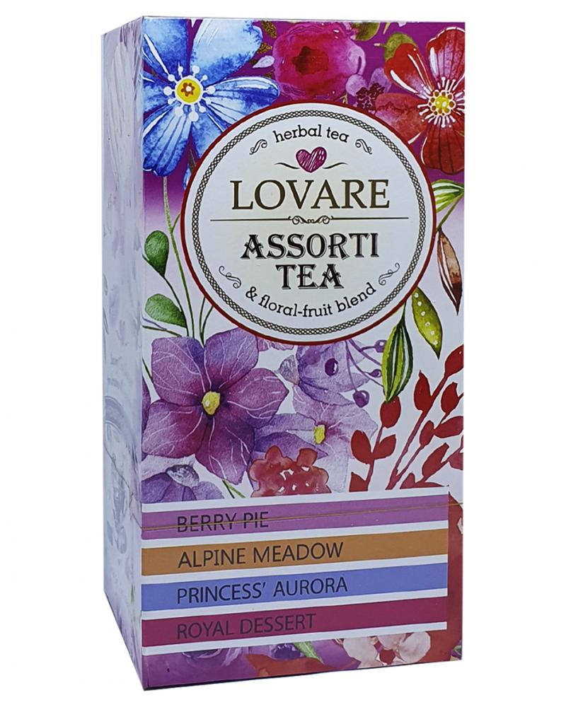 Чай Lovare Квітковий Асорті в пакетиках 24 шт х 2 г (1407)