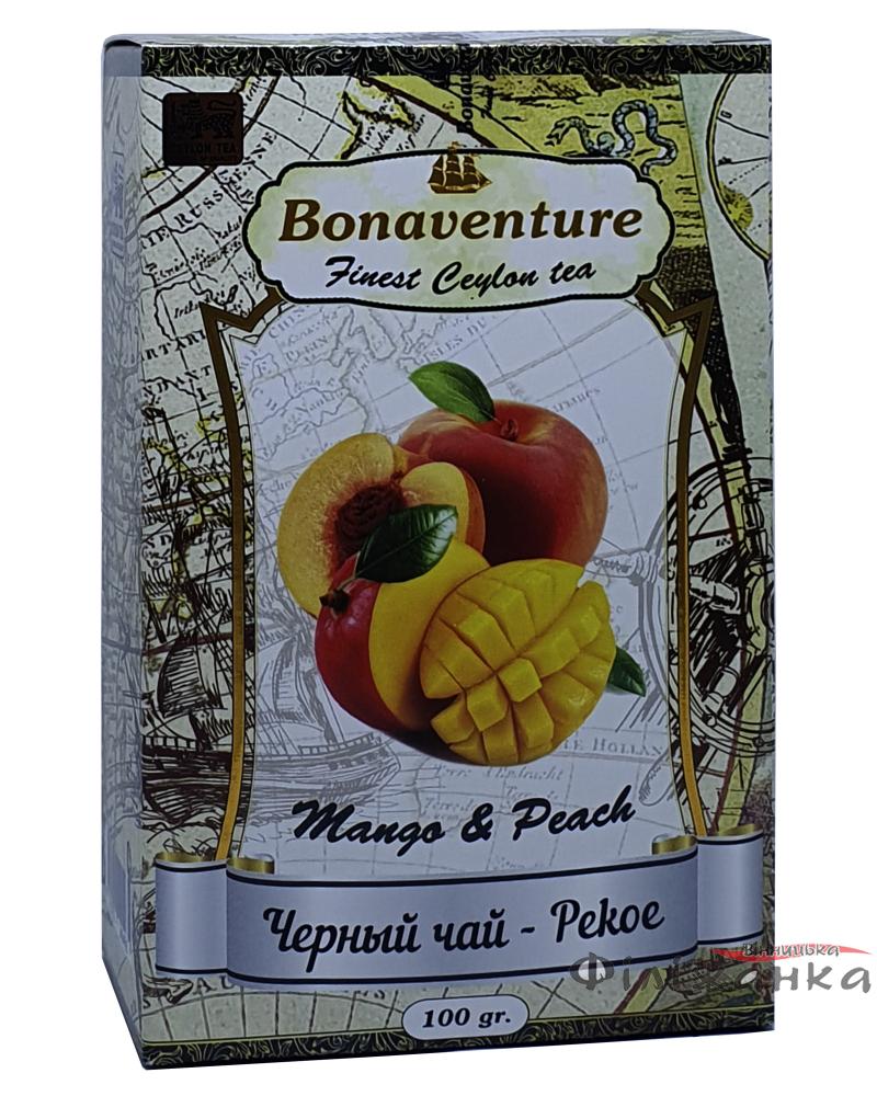 Чай Bonaventure Mango & Peach черный с манго и персиком 100 г (1747)