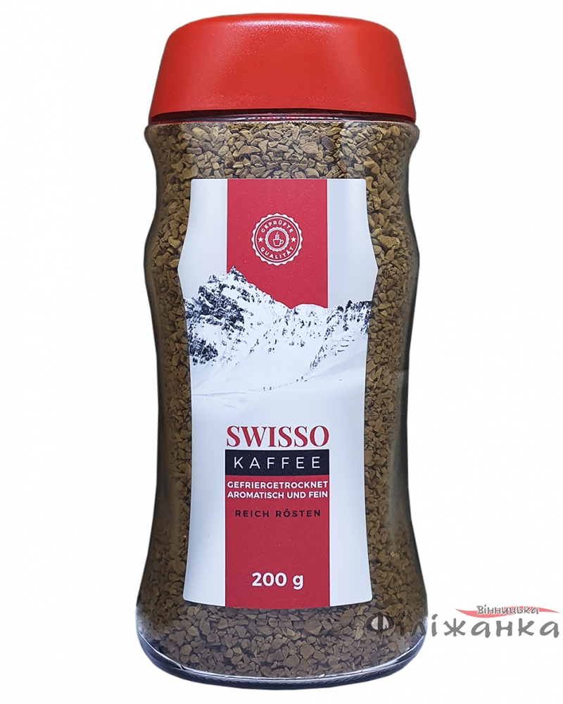 Кофе SWISSO растворимый с/б 200 г (56357)