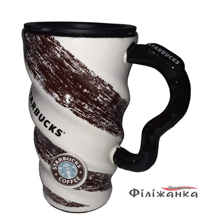 Термокружка с крышкой Great Coffee  Звездный Бакс Грейт сайз 420 мл (1522)