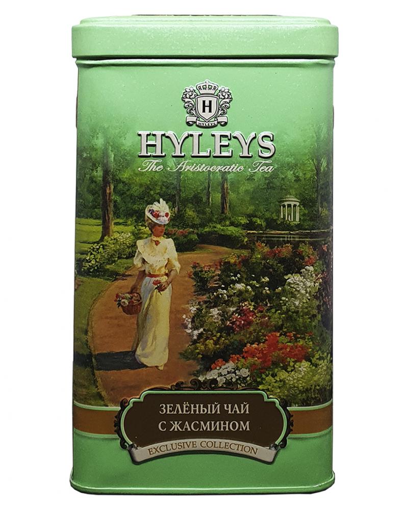 Чай Hyleys Английский зеленый чай с жасмином 125 г (668)