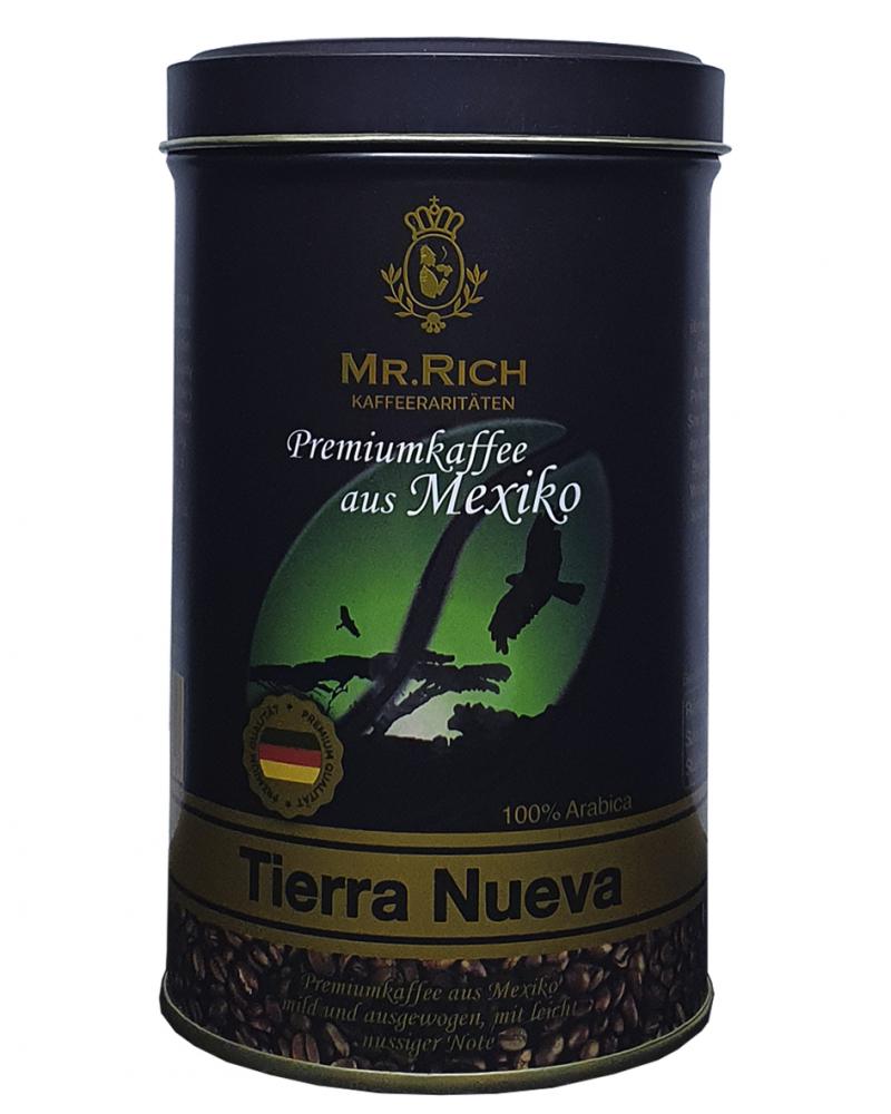 Кава Mr.Rich Tierra Nueva Premiumkaffee aus Mexico мелена 250 г в М/Б (53512)