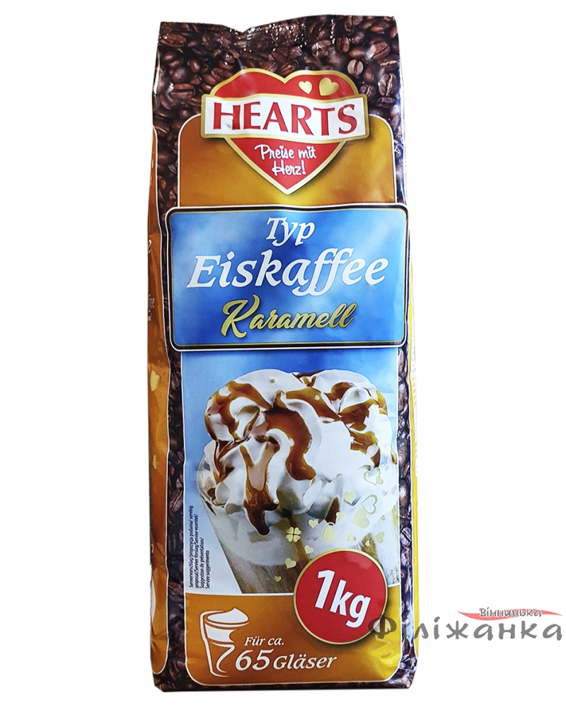 Капучино Hearts Eiskaffee Карамель 1 кг (55959)