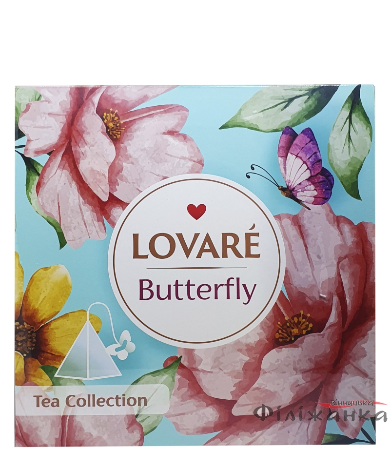 Чай Lovare набор Butterfly в пирамидках 9*5 (57671)