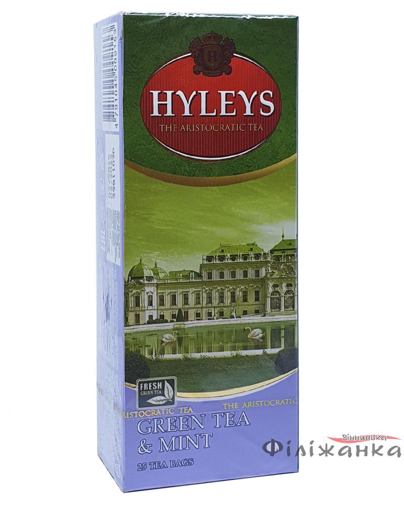 Чай Hyleys Зелений чай з м'ятою в пакетиках 25 шт х 1,5 г (659)