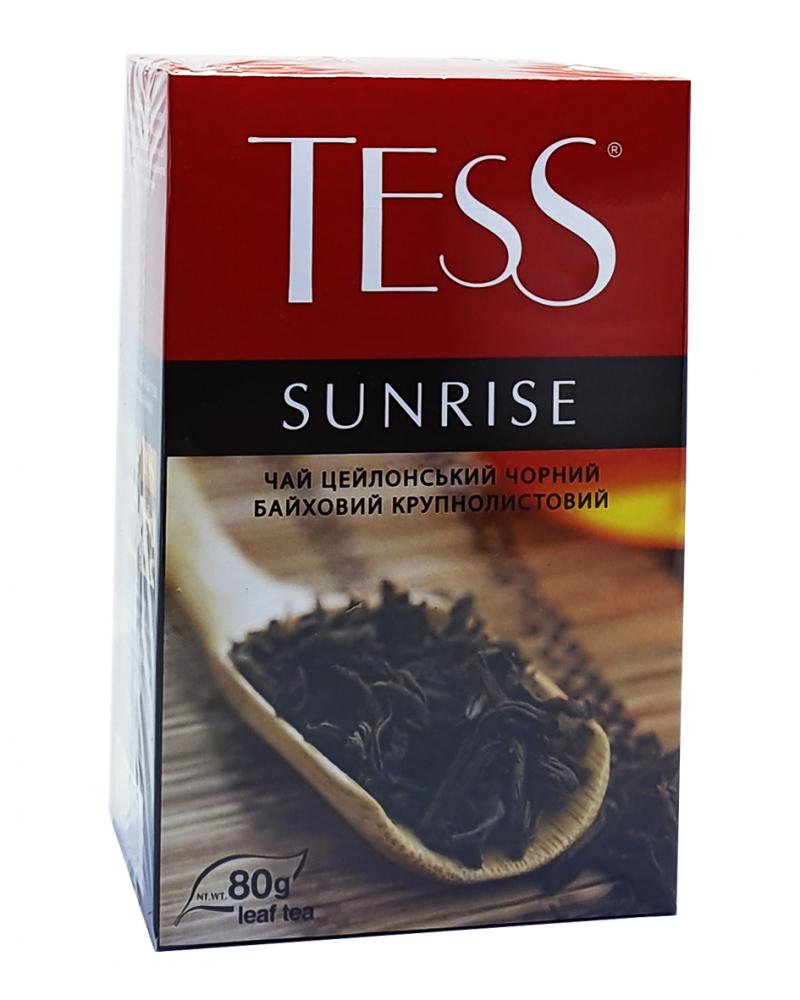 Чай Tess Sunrise черный крупнолистовой 80 г (726)